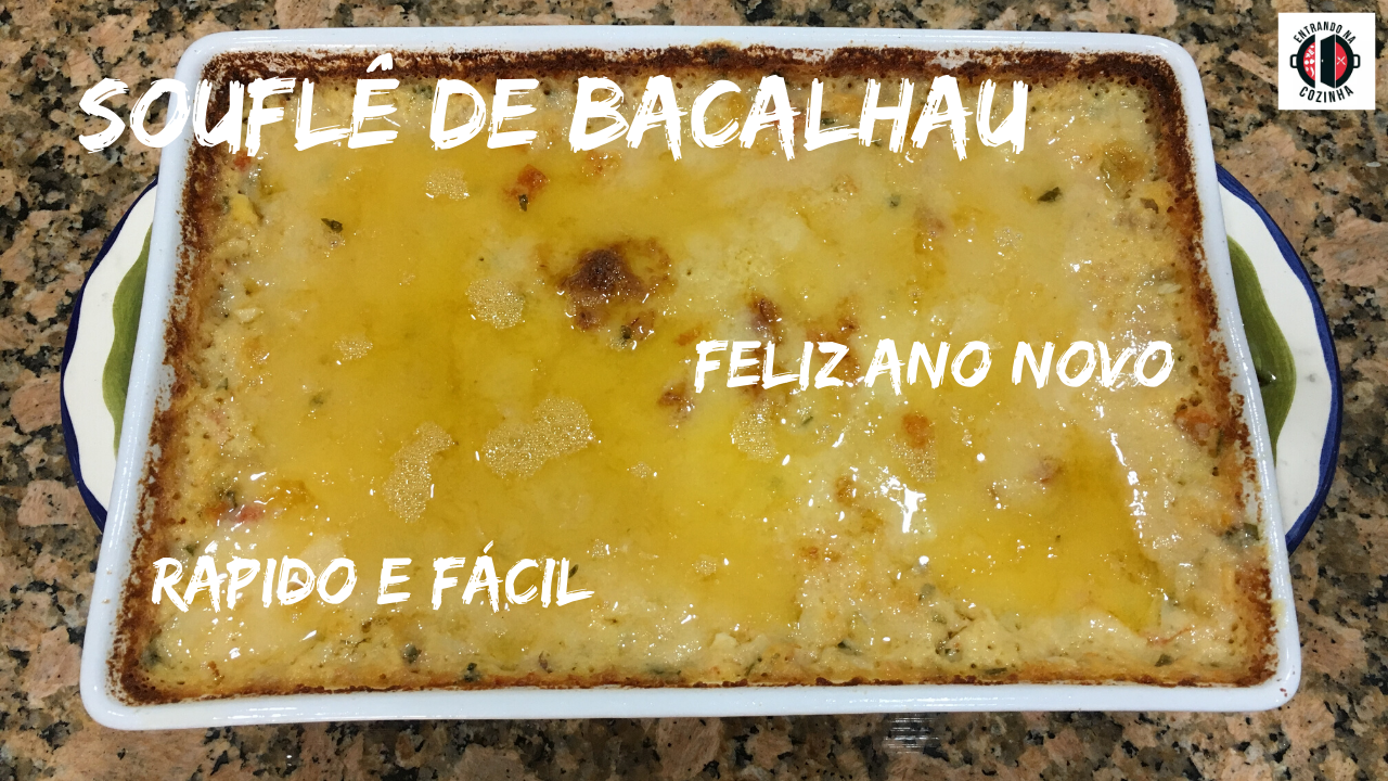 No momento você está vendo Souflê de Bacalhau rápido e fácil