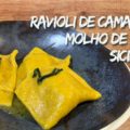 Como fazer Ravioli de camarão com molho de limão