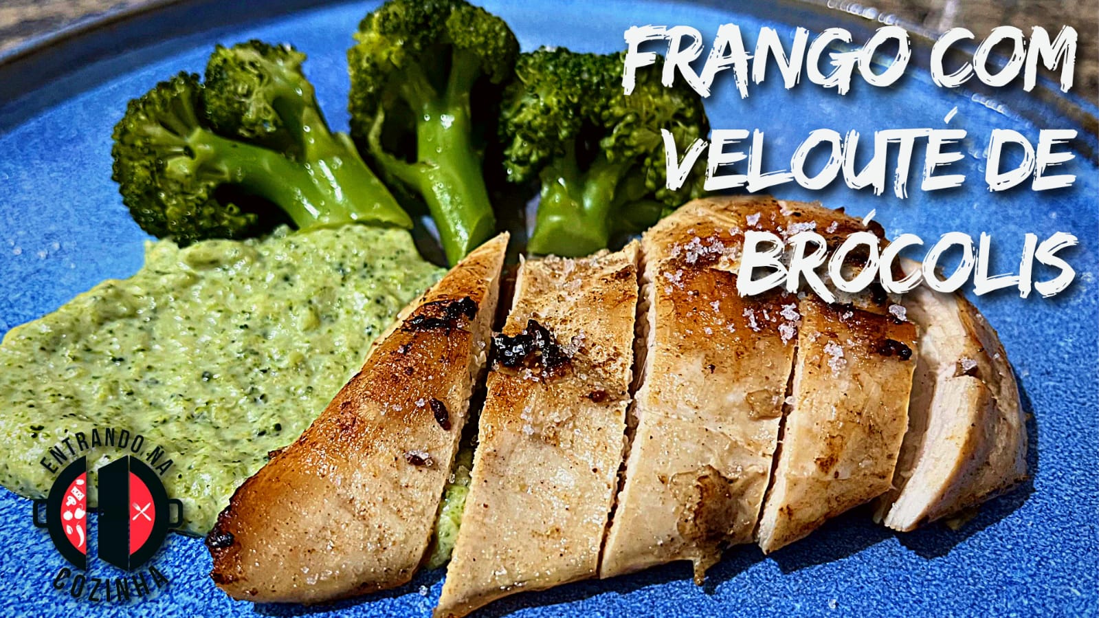 No momento você está vendo Frango com molho velouté de brócolis